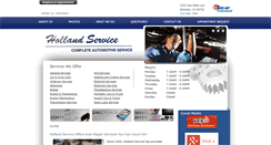 Desktop Screenshot of hollandautoservice.com